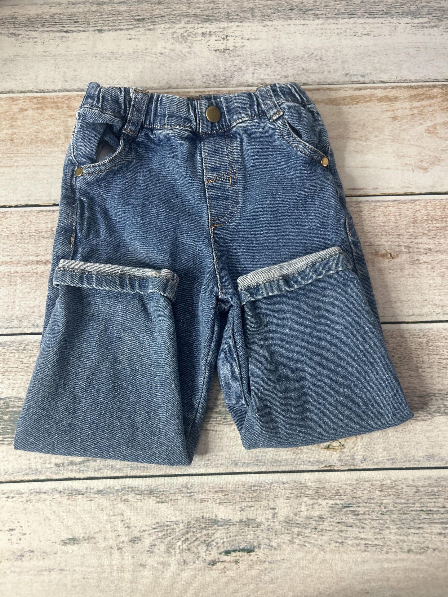 Unisex Denim Jeans Size: 2T Denim