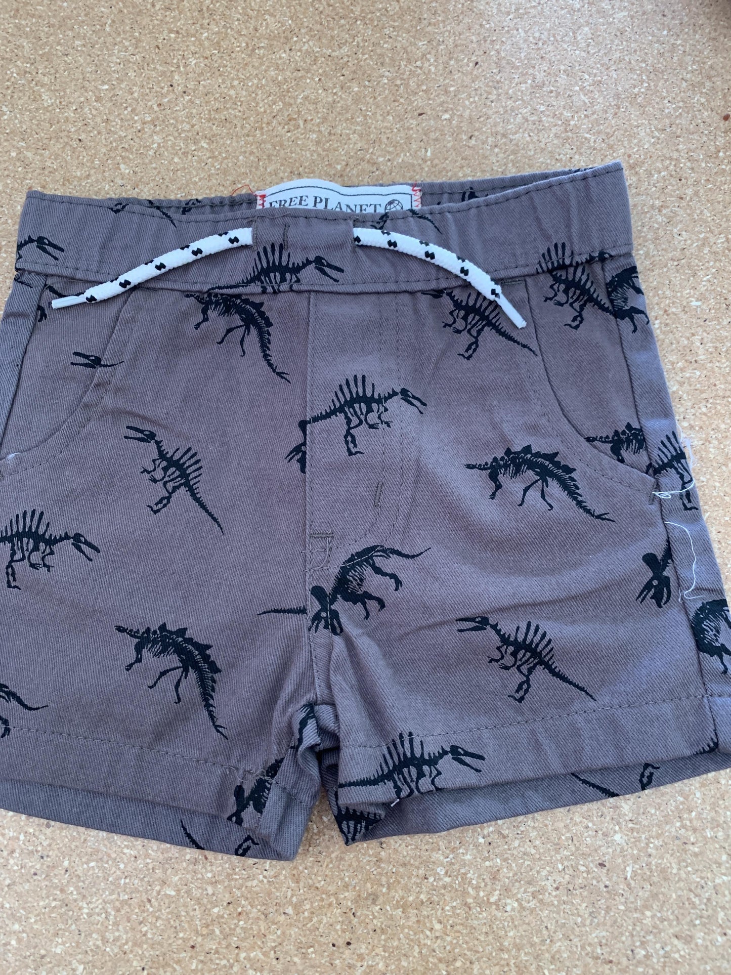 Free Planet Boys Dinosaur | Brown Shorts Size: 12 months Dinosaur | Brown