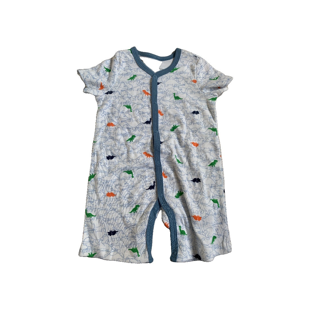 Little Me Boys Dinosaur Romper Size: 12M Dinosaur