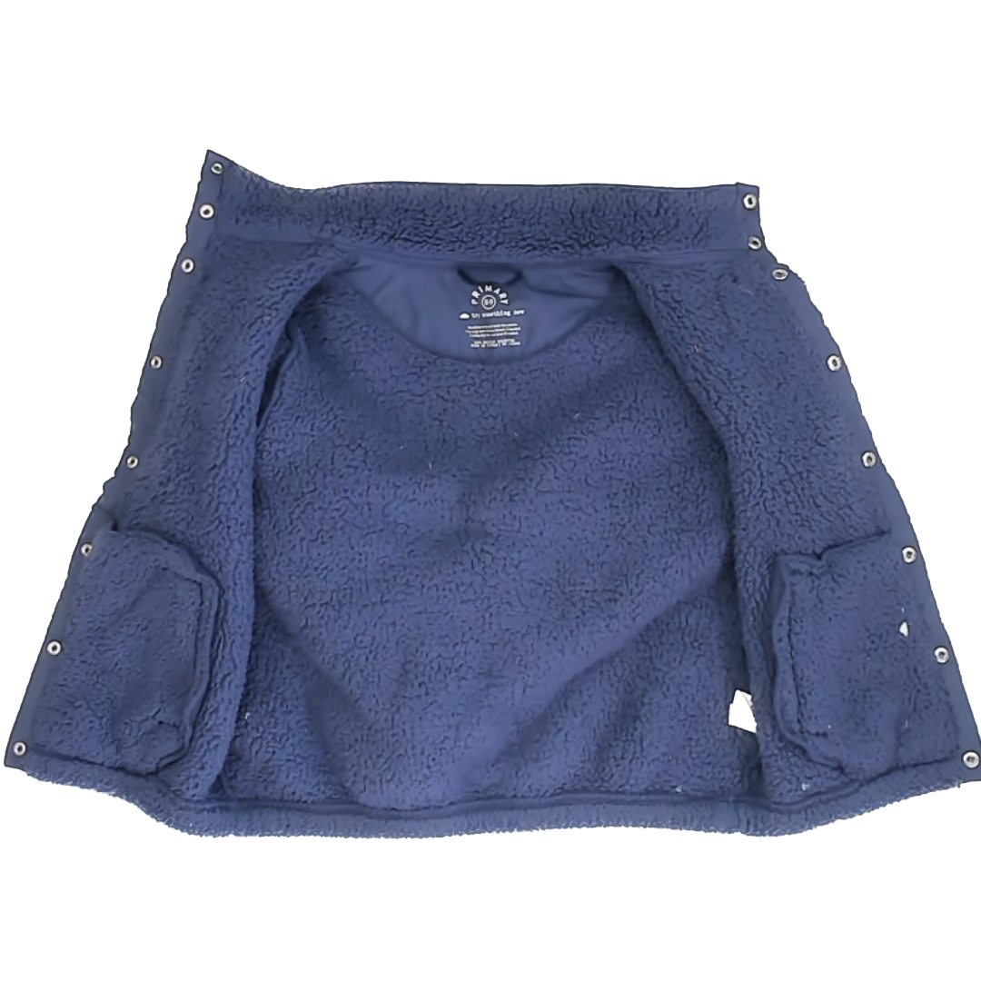 Primary Girls Dusty Blue Fleece Size: 8-9 Years Dusty Blue
