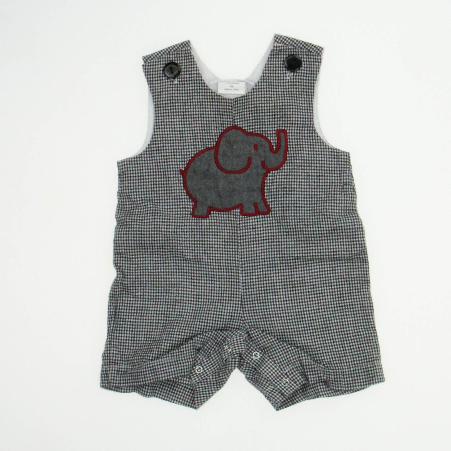 Heavenly Kids Boys Elephant Romper Size: 6 Months Elephant