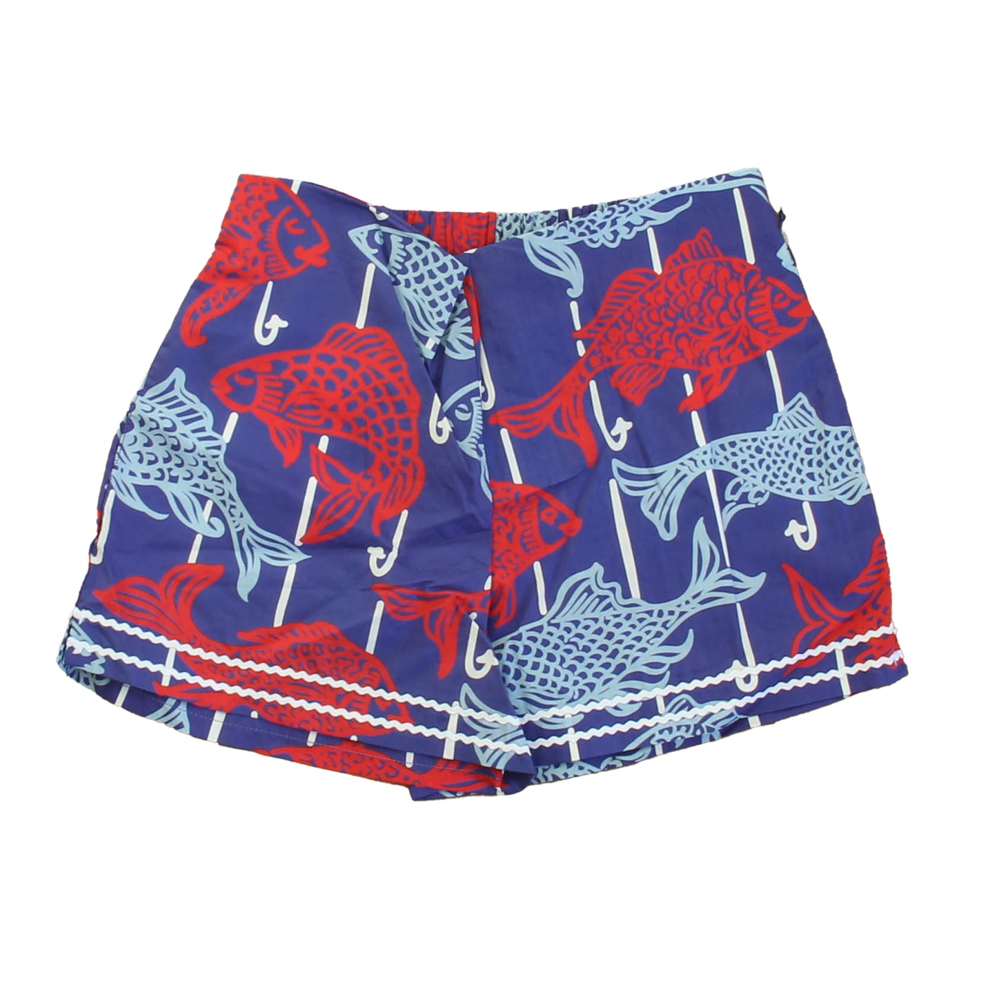 Classic Prep Girls Fishy Fishy Shorts Size: 6-14 Years Fishy Fishy