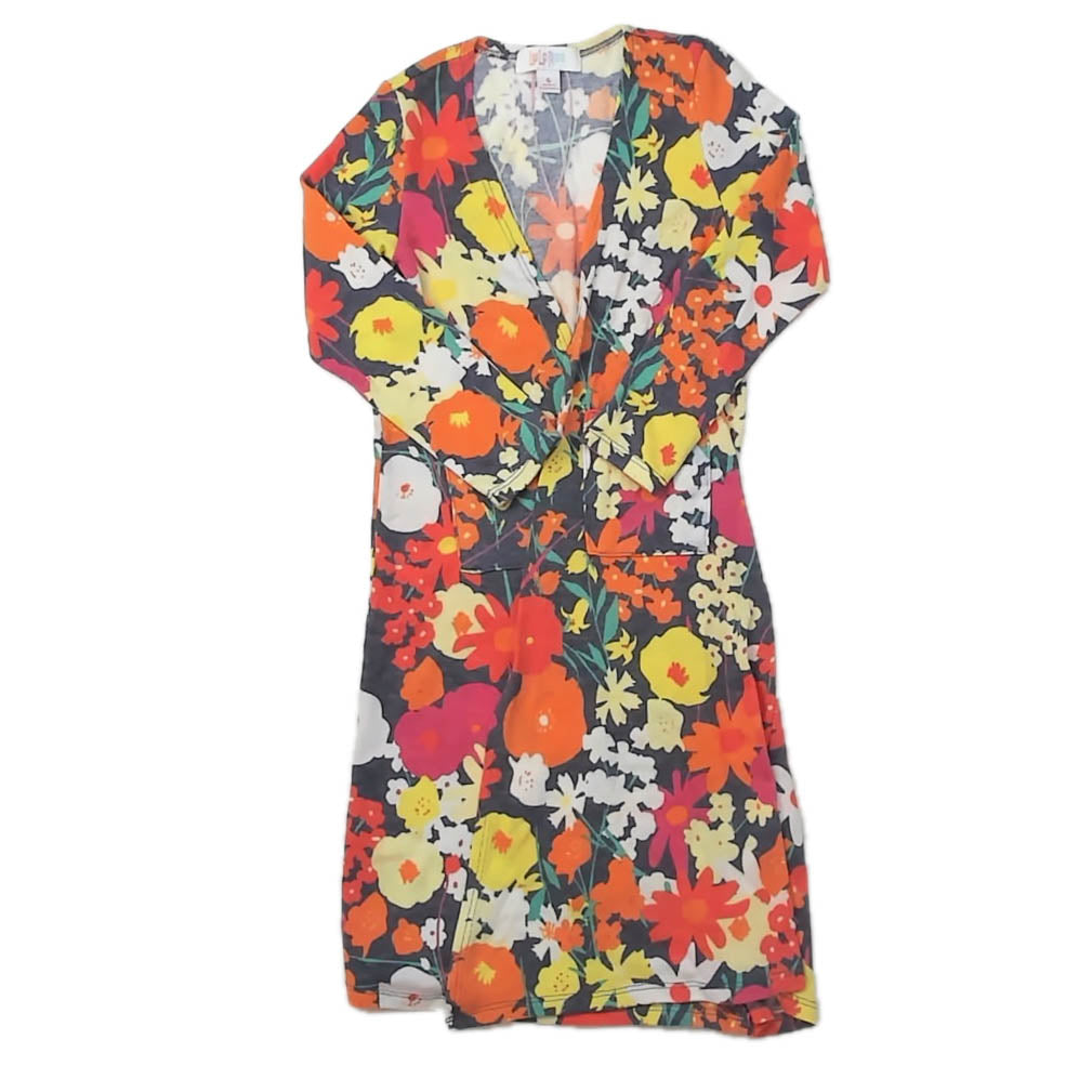 Lularoe Girls Floral Cardigan Size: 6 Years Floral