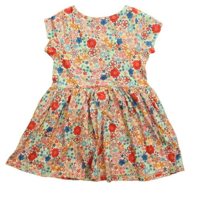 Tea Girls Floral Sun Dress Size: 2T Floral
