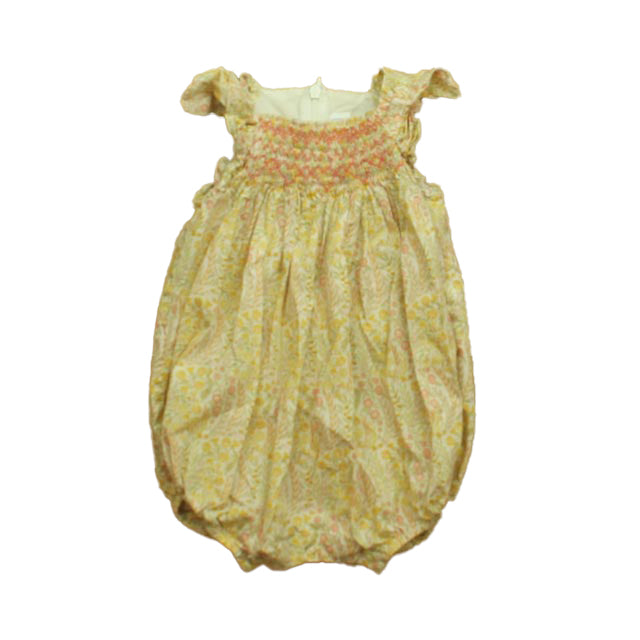 Tartine Et Chocolat Girls Floral Romper Size: 6 Months
