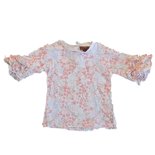 7 for all Mankind Girls Floral Long Sleeve Shirt Size: 4T Floral