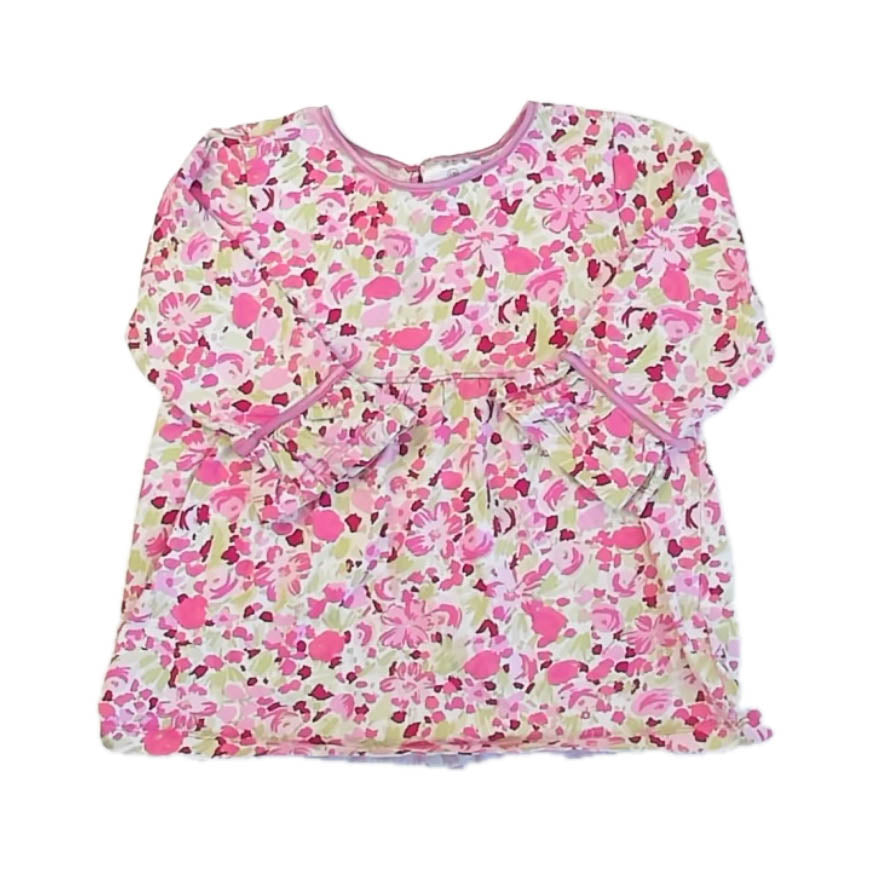 Hanna Andersson Girls Floral Long Sleeve Shirt Size: 6 Years Floral