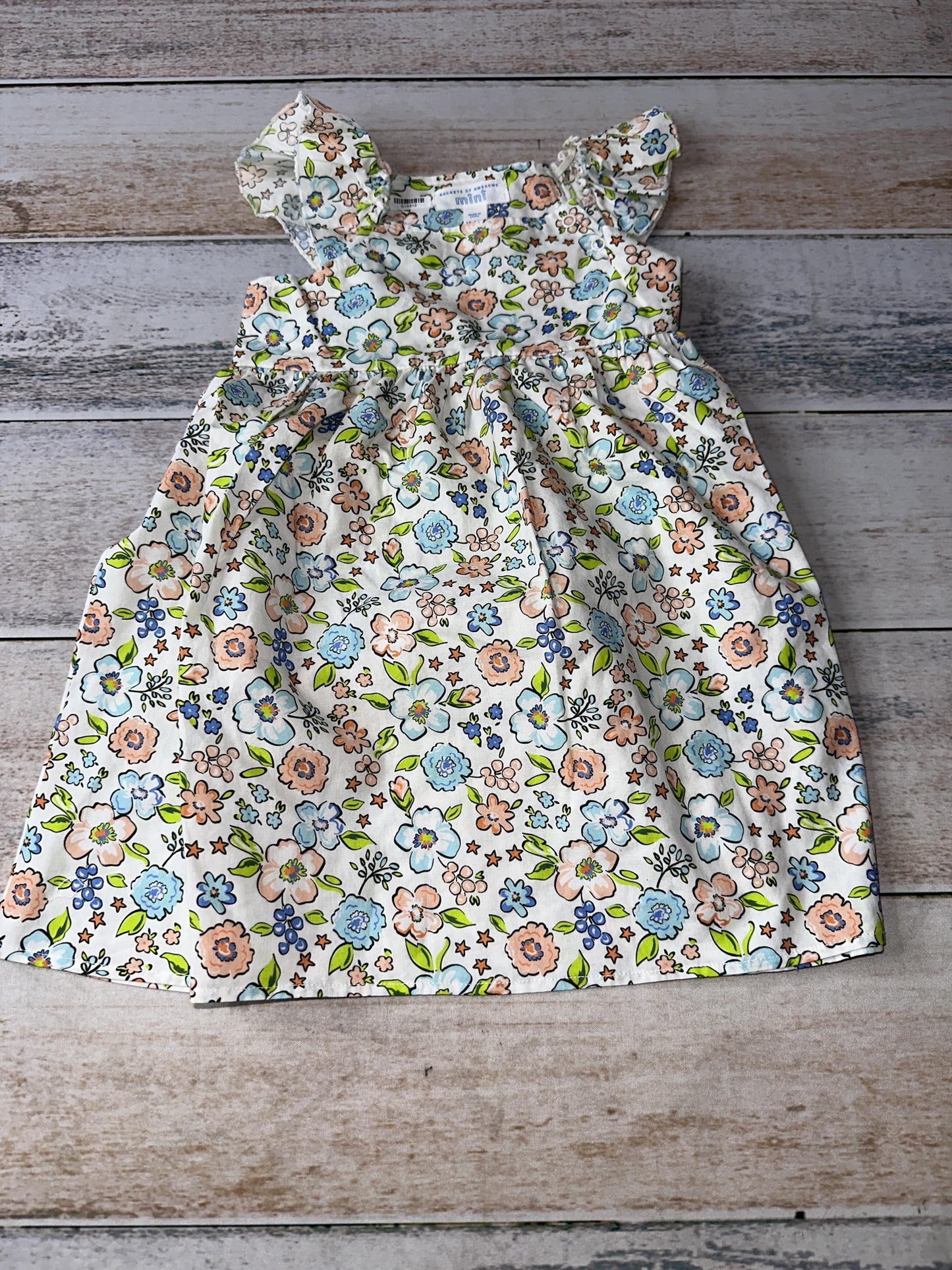 Rockets of Awesome Girls Floral Dress Size: 18-24 months Floral