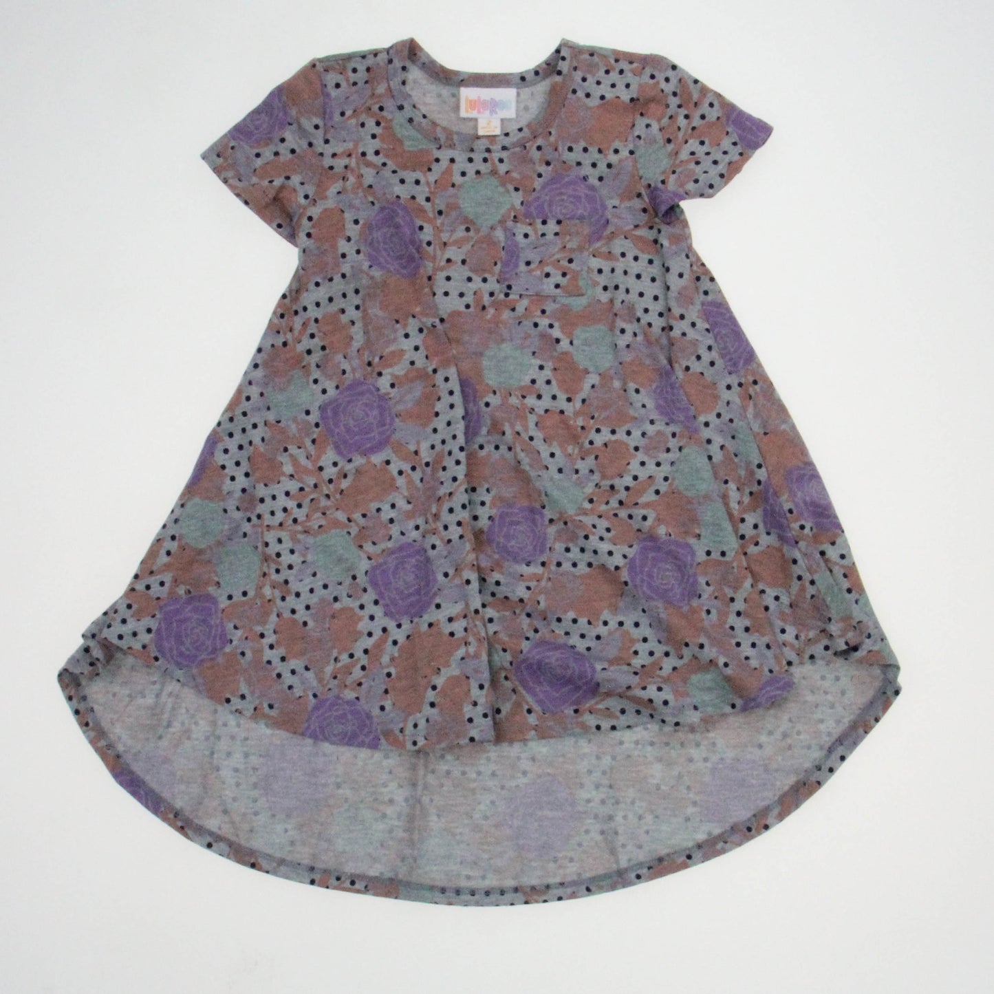 LuLaRoe Girls Flowers | Dots Dress Size: 2T Flowers | Dots