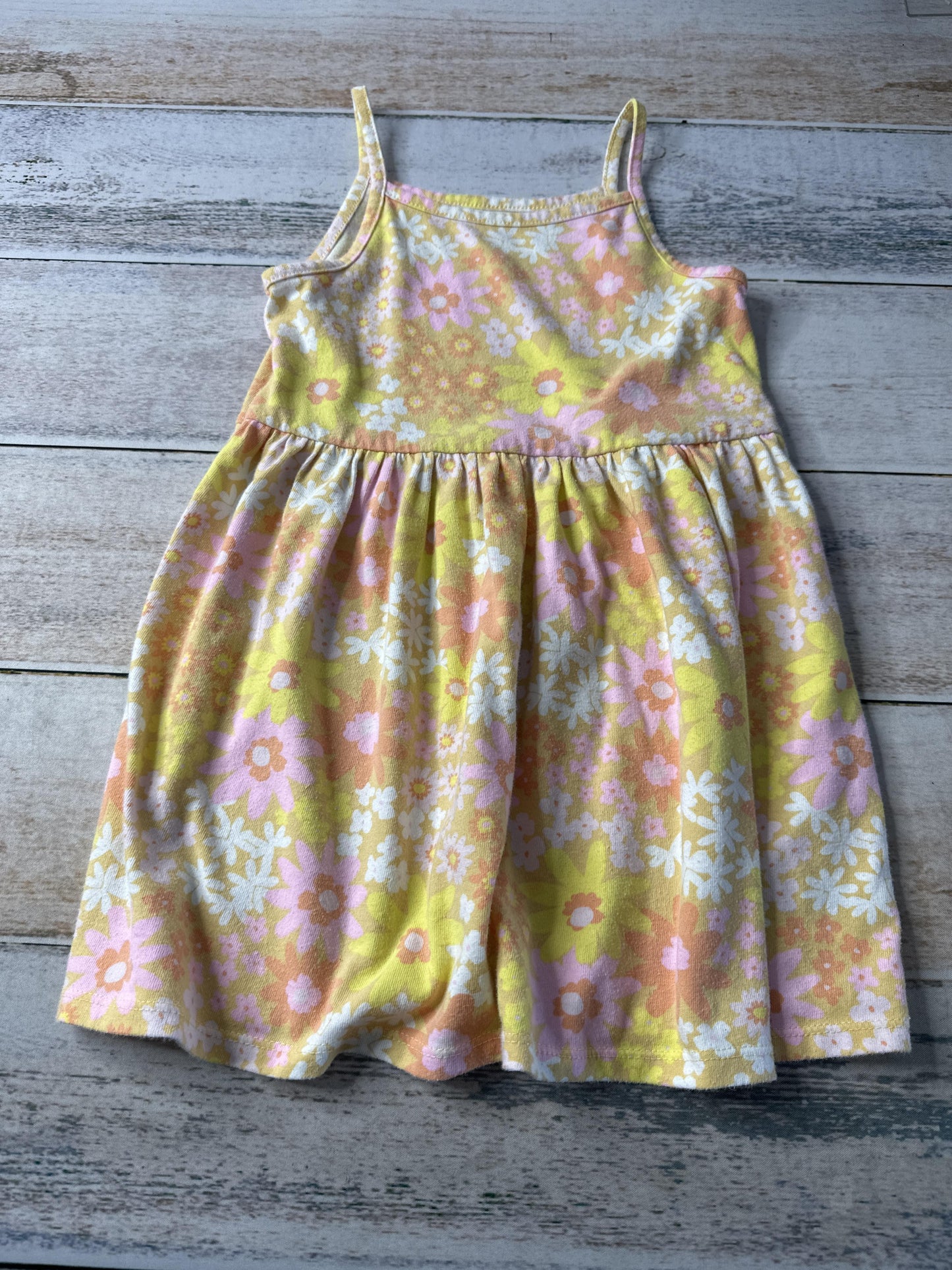 Cat & Jack Girls Flowers | Retro Dress Size: 4T Flowers | Retro