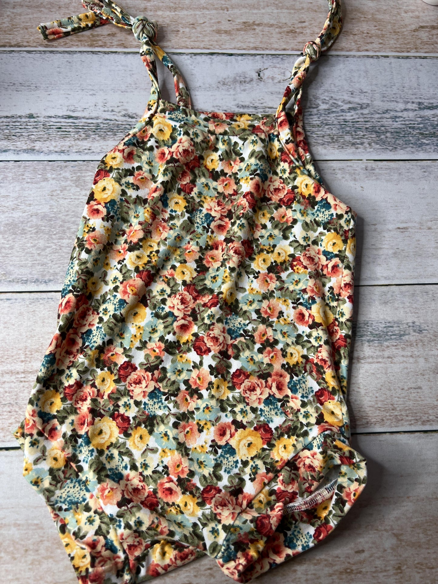 Girls Flowers Romper Size: 24 months Flowers
