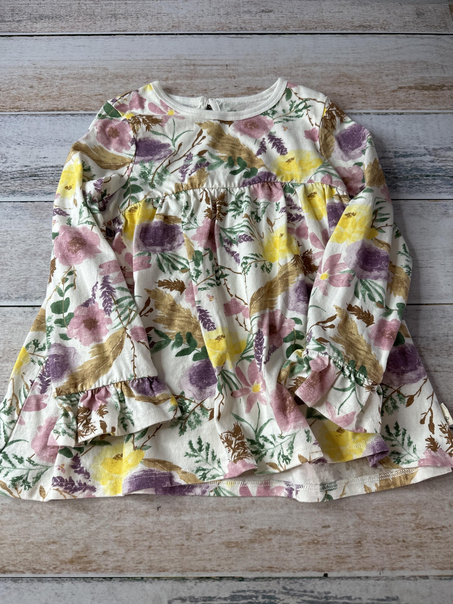 Burt's Bees Girls Flowers Dress Size: 4T Flowers