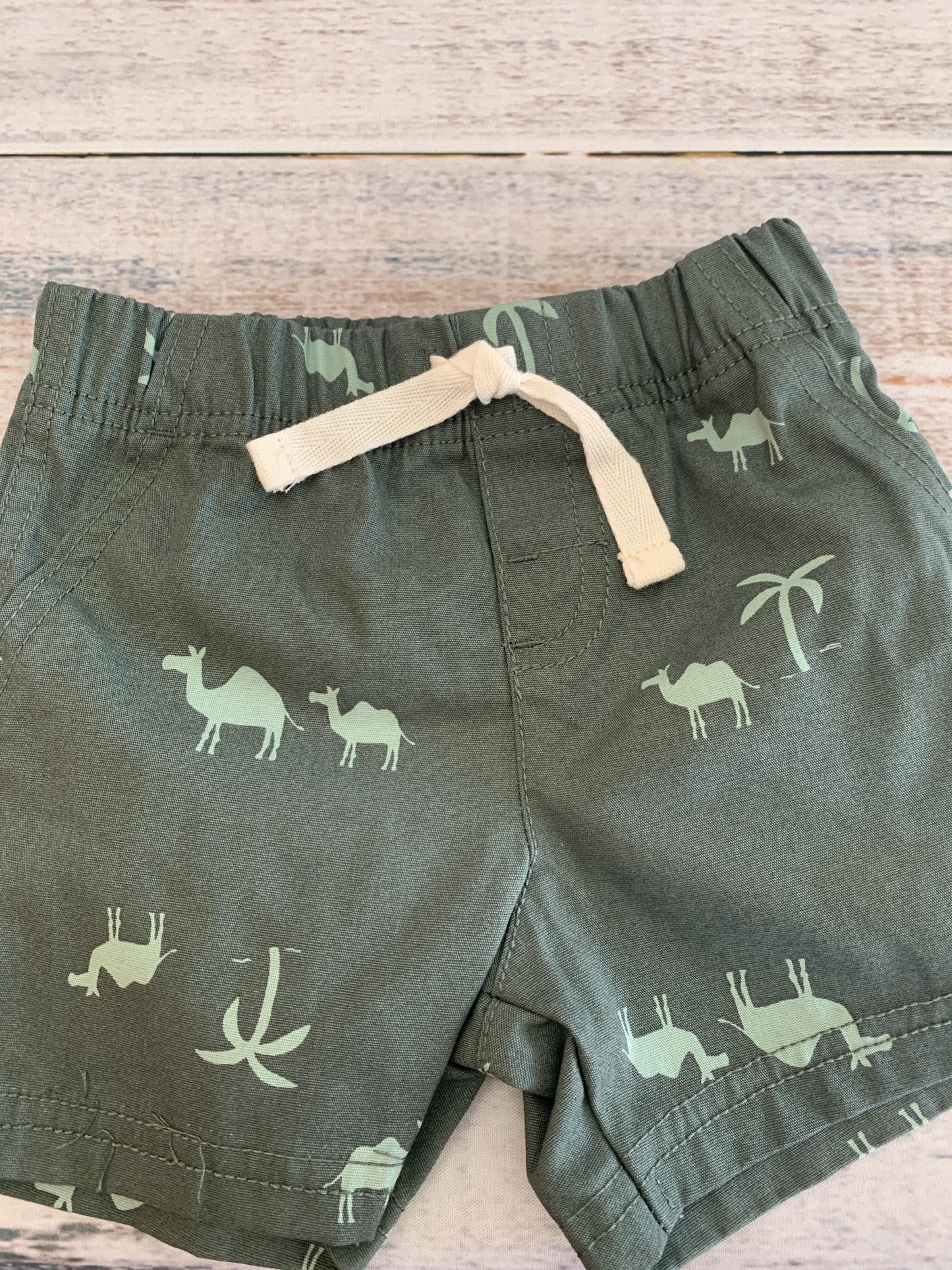 Carters Boys Forest Green | animals Shorts Size: 9 months Forest Green | animals