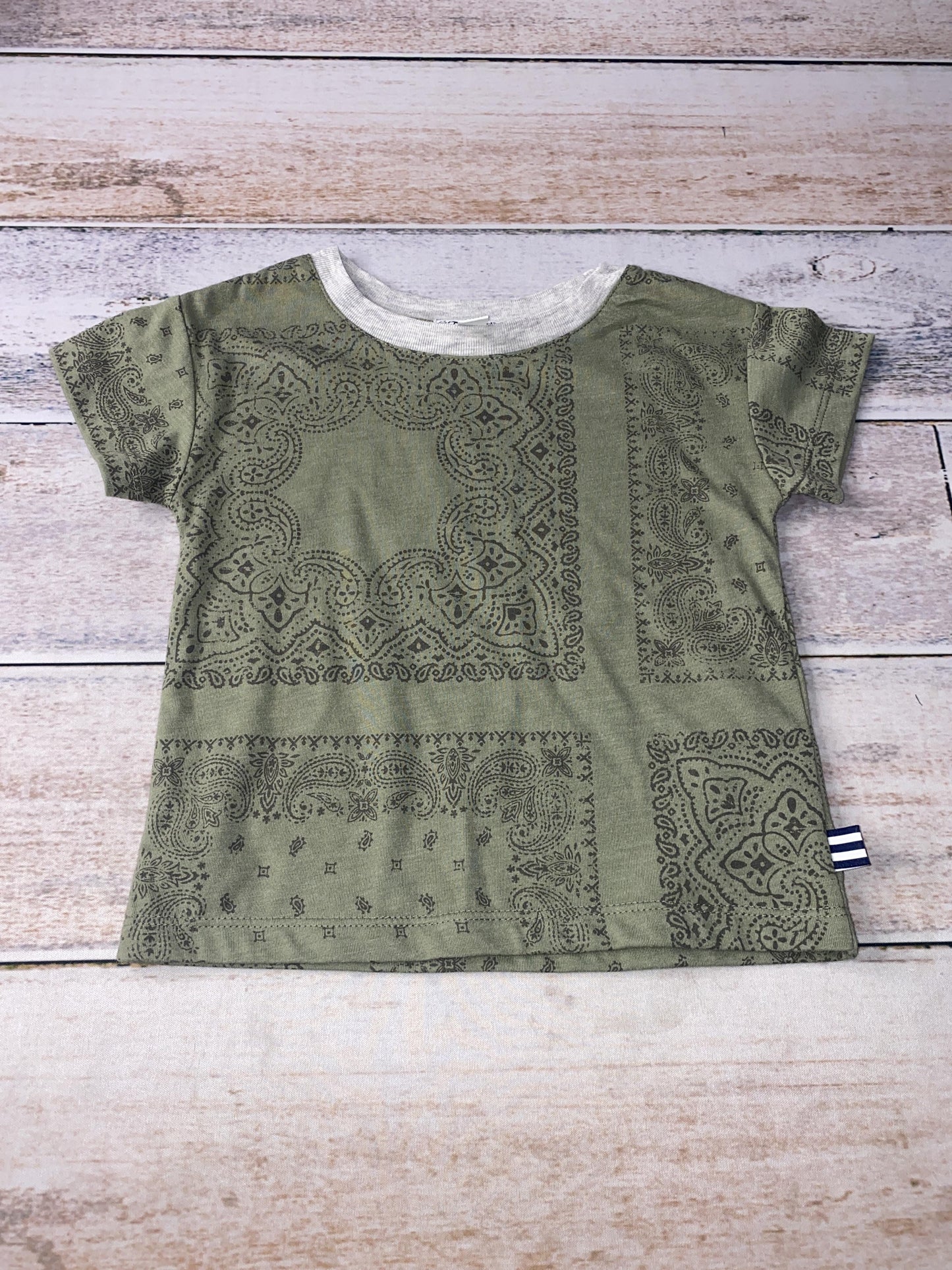 Splendid Boys Forest Green | Paisley T-Shirt Size: 18-24 months Forest Green | Paisley