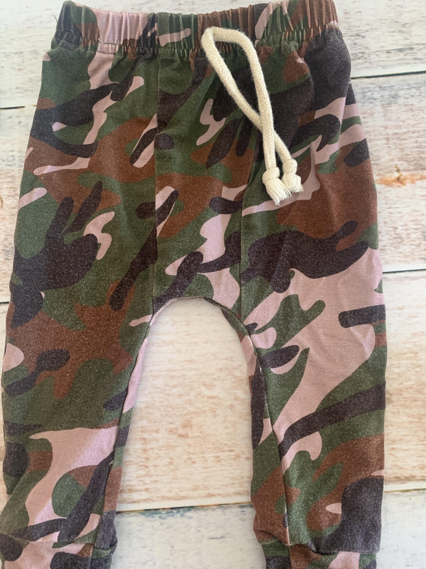 Forever French Girls Forest Green | pink Pants Size: 12 months Forest Green | pink