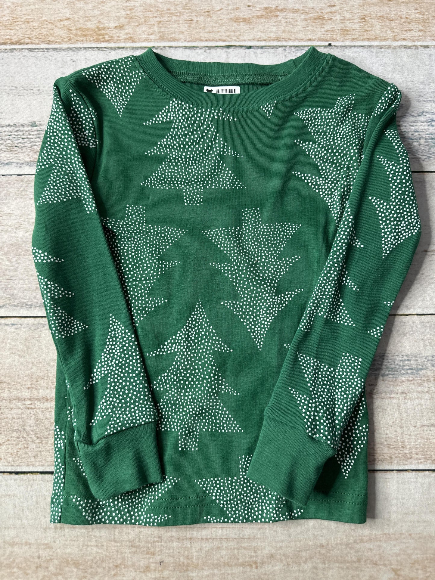Carters Unisex Forest Green | White Pajamas Size: 3T Forest Green | White