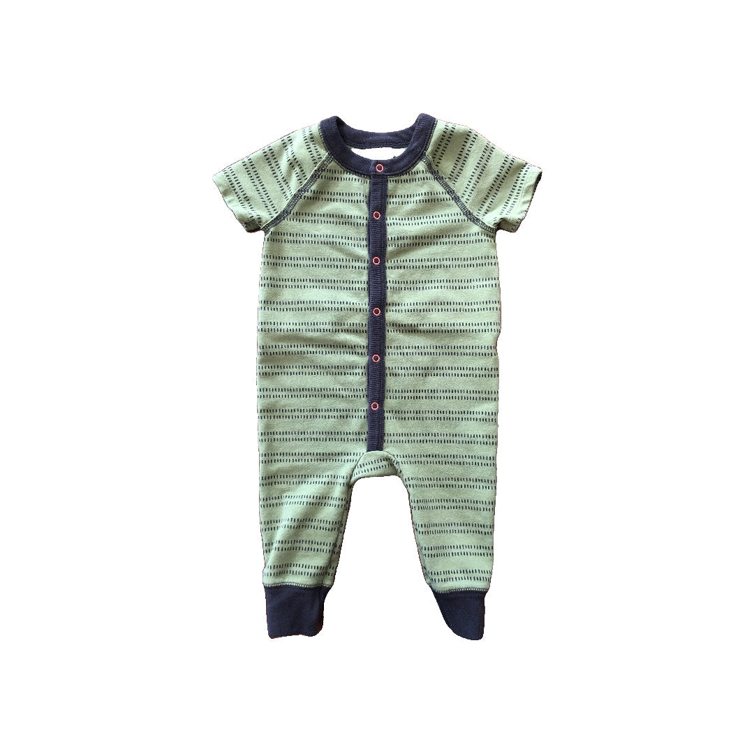 Cat & Jack Boys Forest Green Romper Size: 6-9 months Forest Green