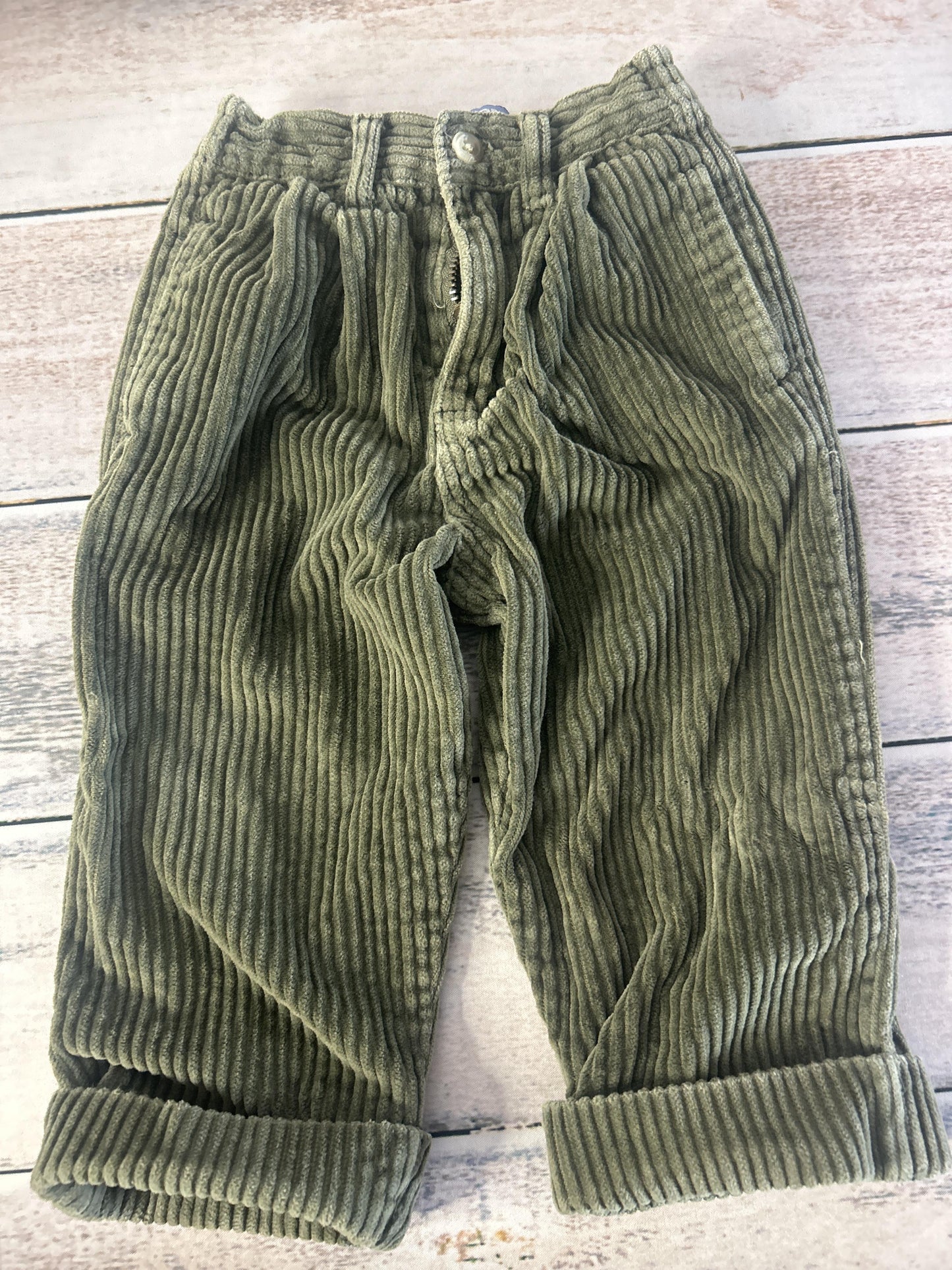 Boys Forest Green Pants Size: 12-18 months Forest Green