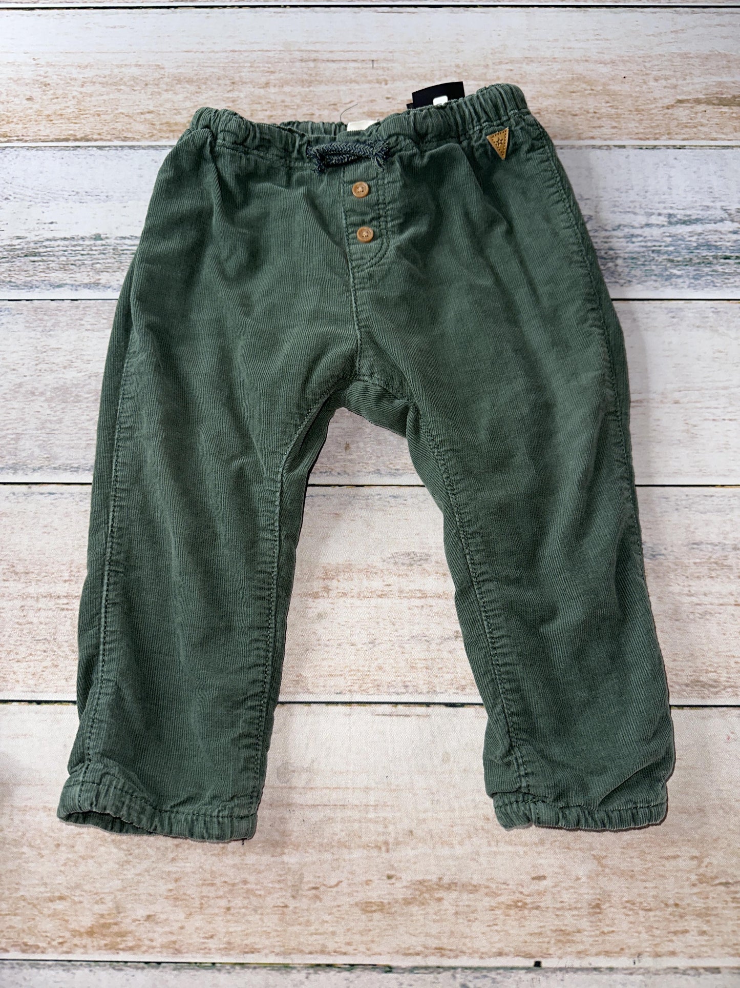 H&M Boys Forest Green Pants Size: 18 months Forest Green