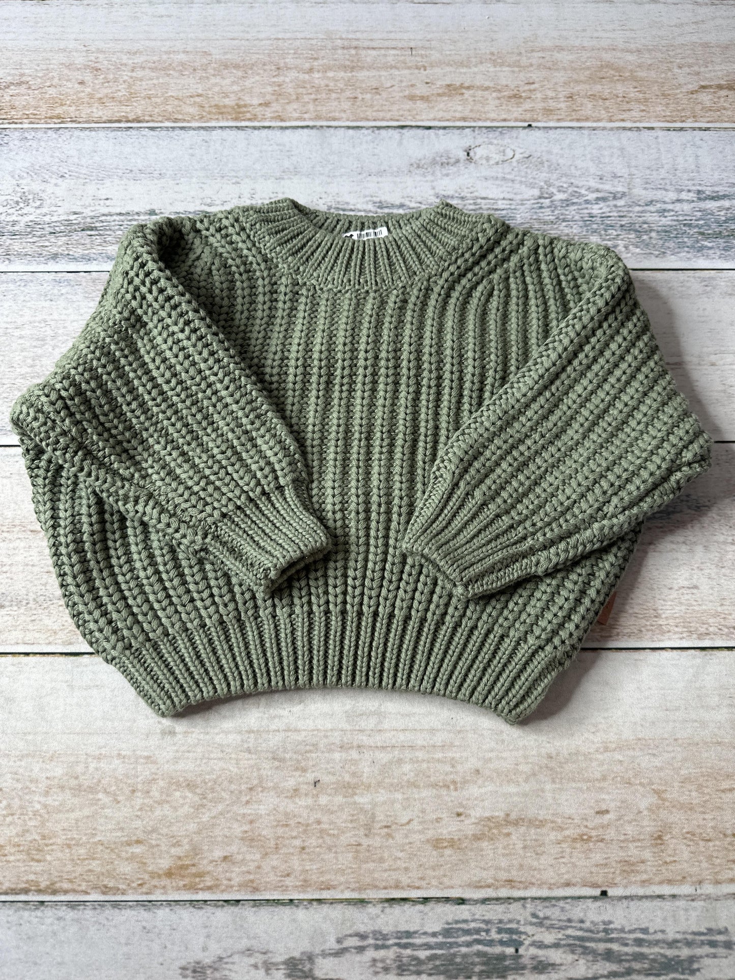 Goumi Unisex Forest Green Sweater Size: 6-12 months Forest Green