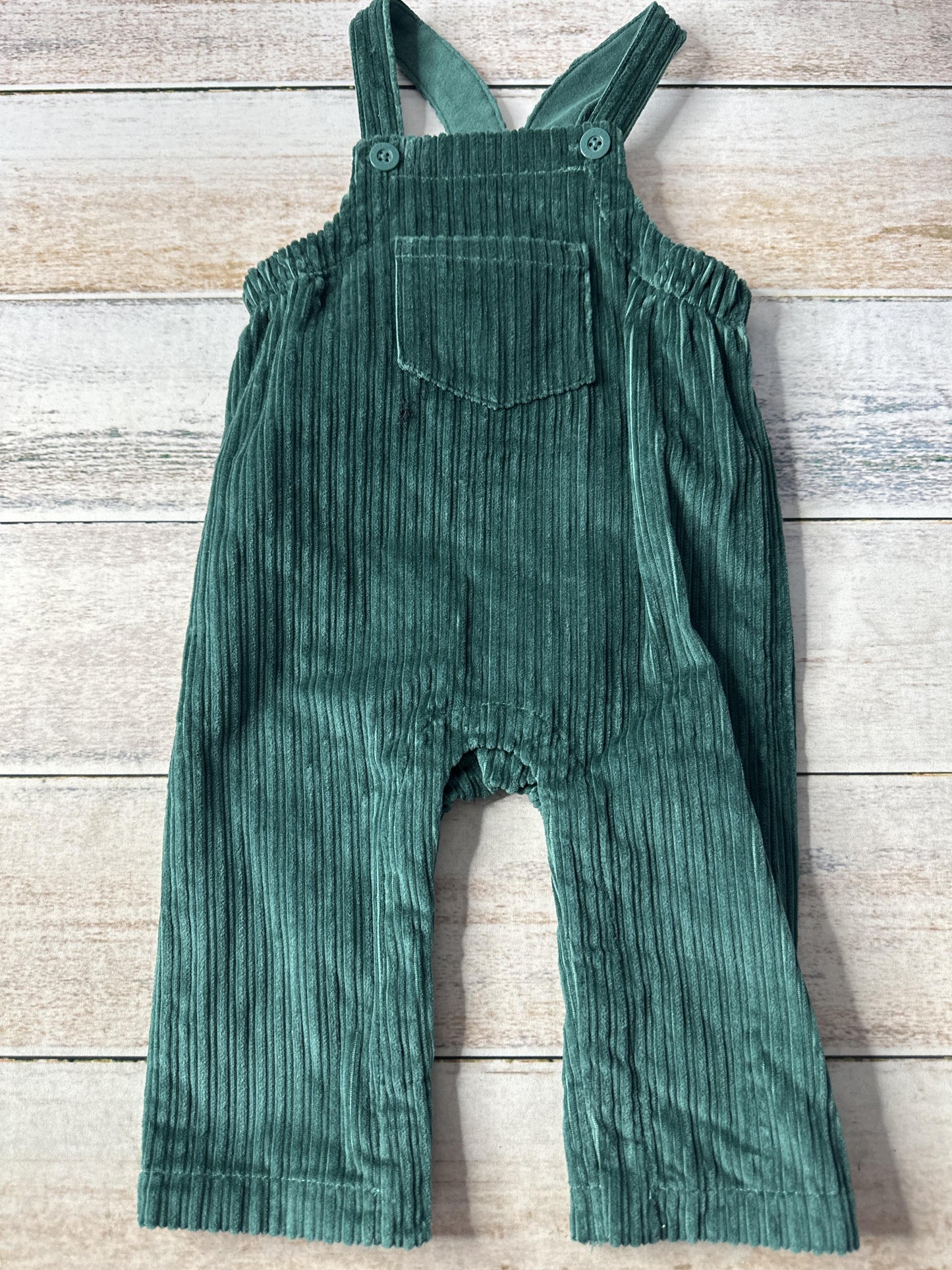 Cat & Jack Unisex Forest Green Overalls Size: 6-9 months Forest Green