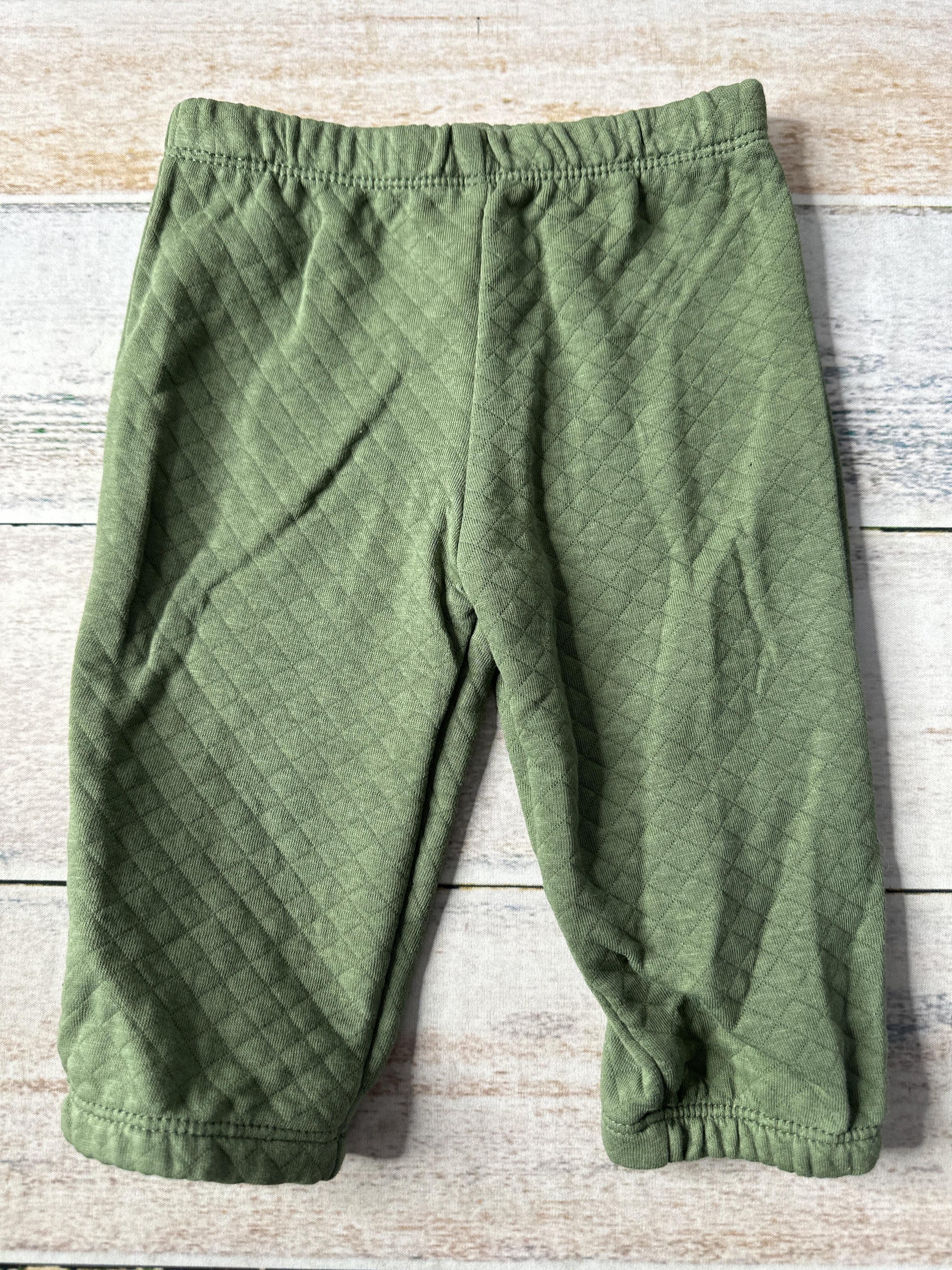 Little Me Unisex Forest Green Pants Size: 6-9 months Forest Green