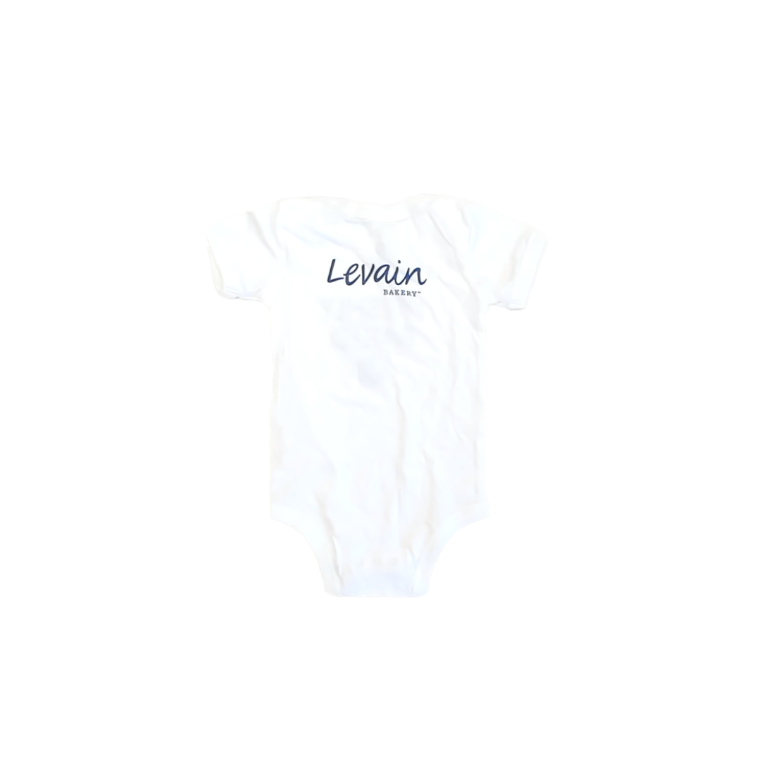 Levain Bakery Unisex "Freshly Baked" Onesie Size: 6-12 Months "Freshly Baked"