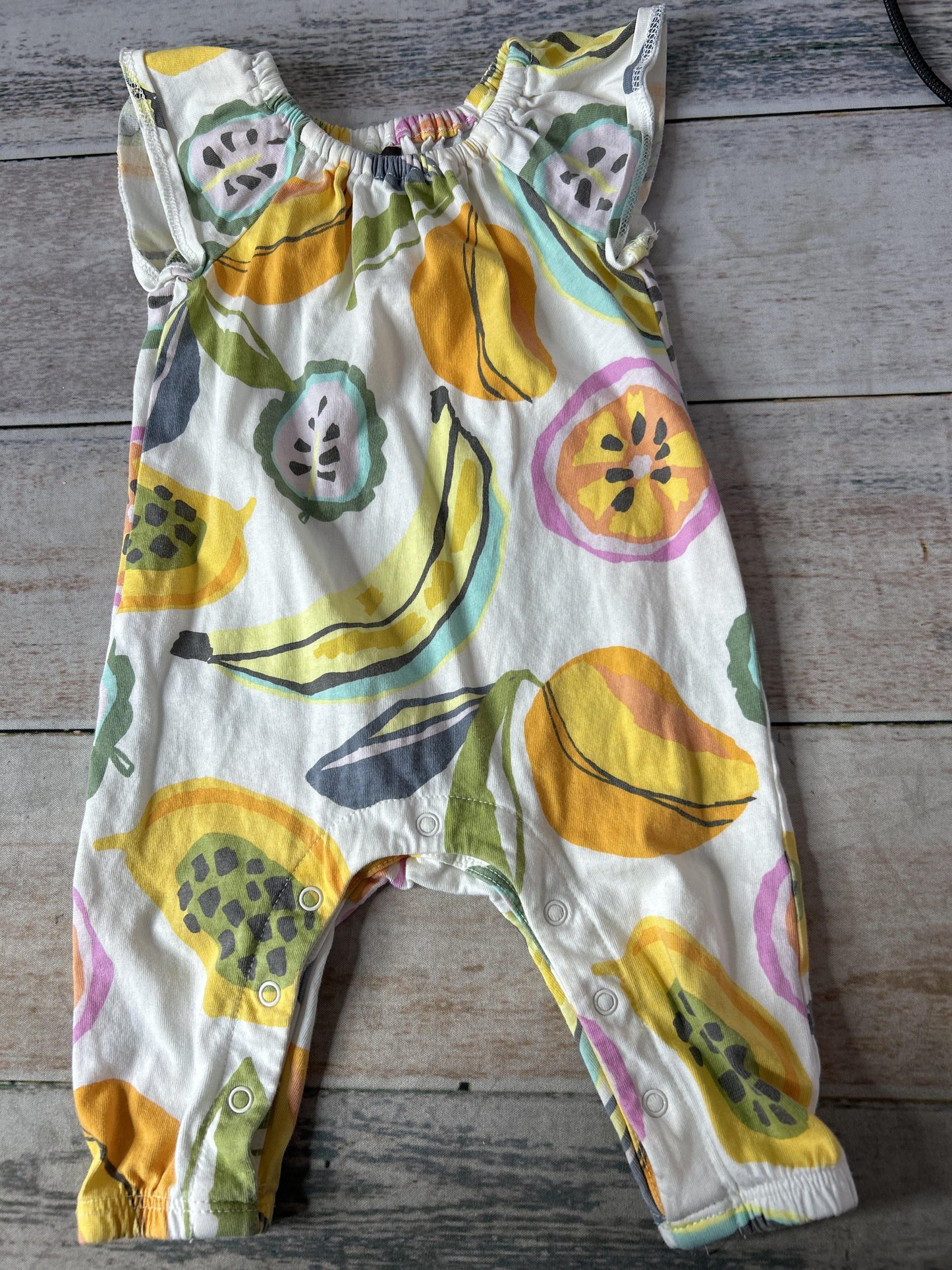 Girls Fruit Romper Size: 0-3 months Fruit