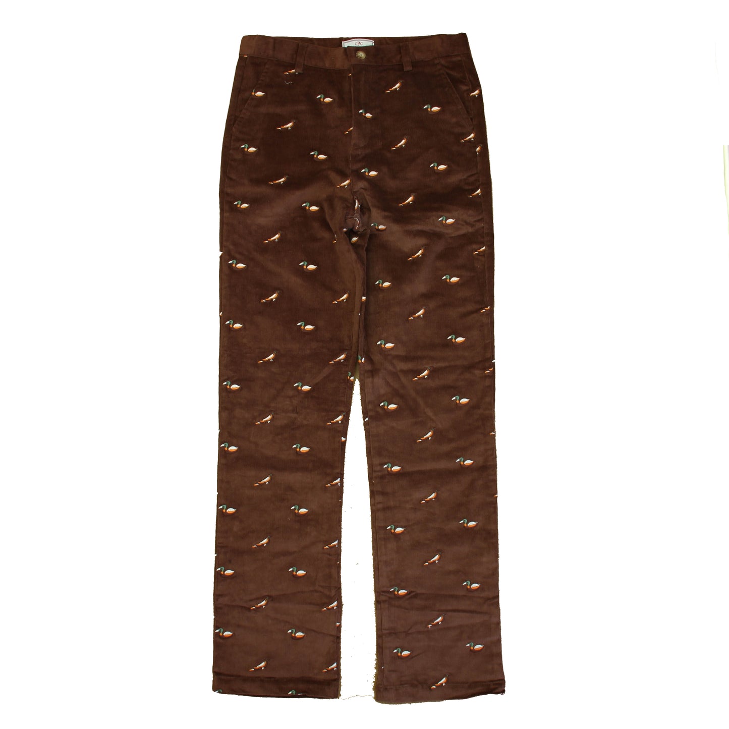 Classic Prep Boys Fudgesicle w/ Bird Embroidery Corduroy Pants Size: 6-14 Years Fudgesicle w/ Bird Embroidery