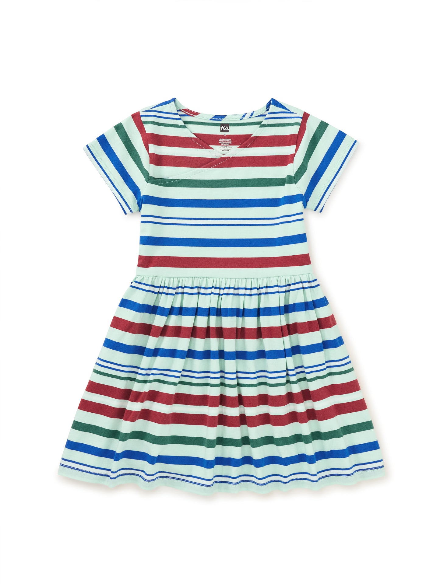 Tea Collection Girls Garden Party Stripe Dress Size: 2T Garden Party Stripe