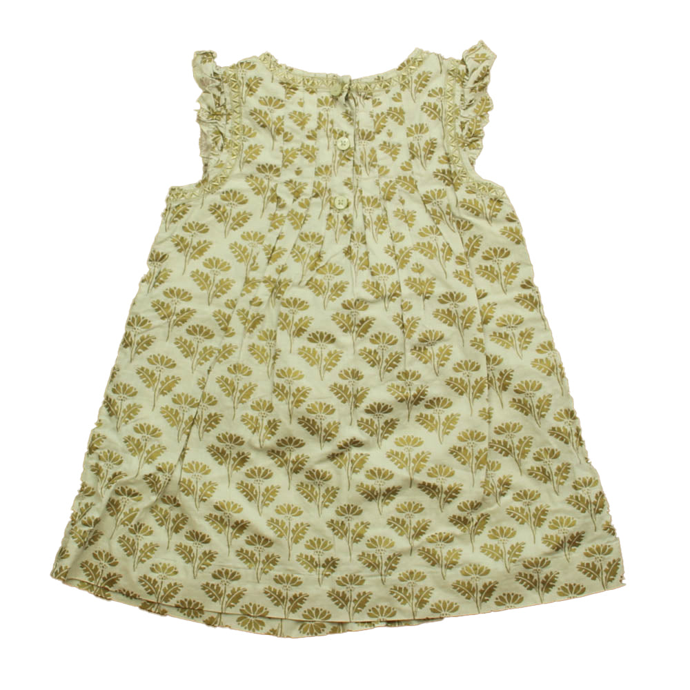 Tea Girls Gold | Ivory Dress Size: 18-24 Months Gold | Ivory