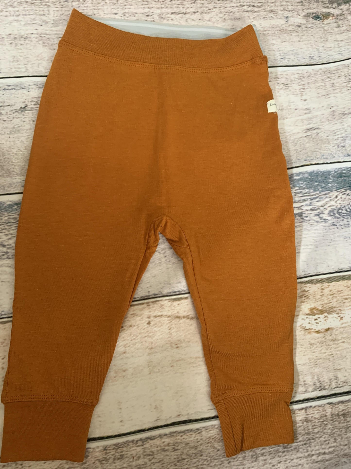 Loulou Lollipop Boys Gold | Rust Pants Size: 12-18 months Gold | Rust