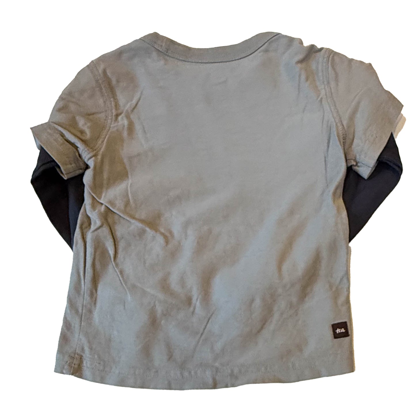 Tea Collection Boys Gray Bicycle Long Sleeve T-Shirt Size: 2T Gray Bicycle