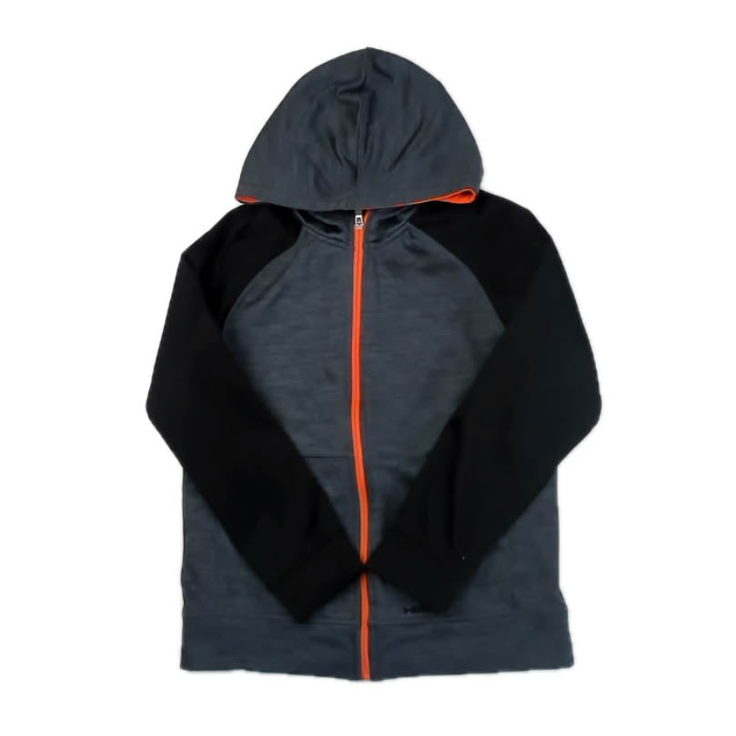 Head Boys Gray | Black | Orange Hoodie Size: 10-12 Years Gray | Black | Orange