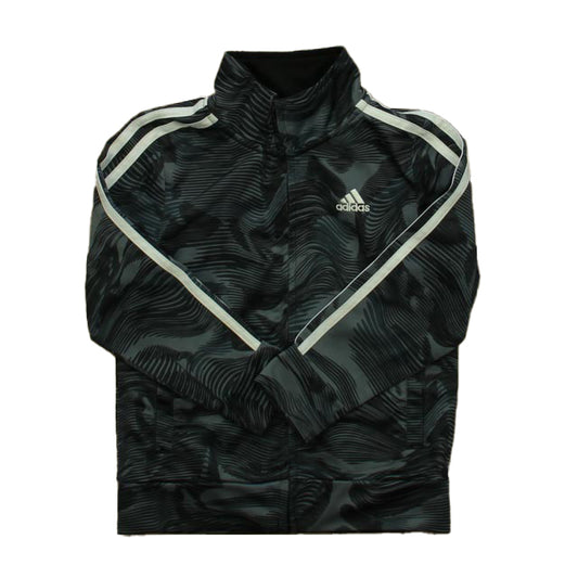 Adidas Boys Gray | Black Athletic Top Size: 4T Gray | Black
