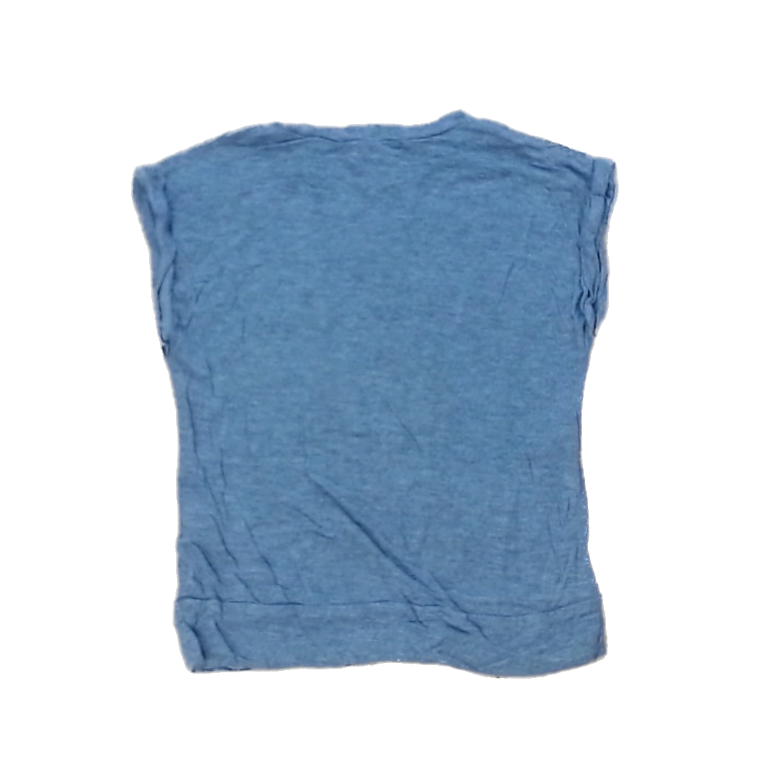 Rockets Of Awesome Girls Gray | Blue Gem Stars Short Sleeve Shirt Size: 6 - 7 Years Gray | Blue Gem Stars