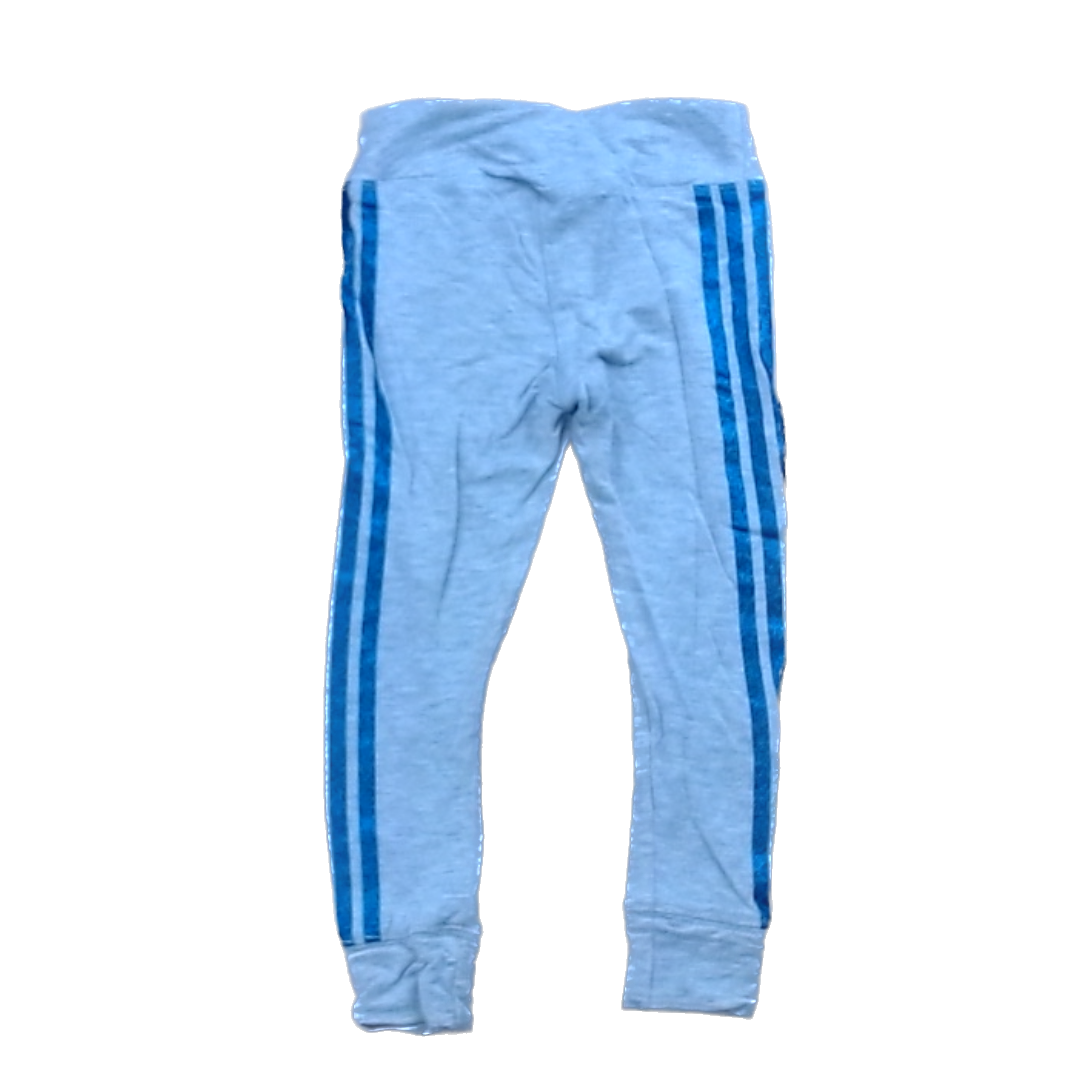 Rockets Of Awesome Girls Gray | Blue Sparkly Side Stripes Pants Size: 4T Gray | Blue Sparkly Side Stripes