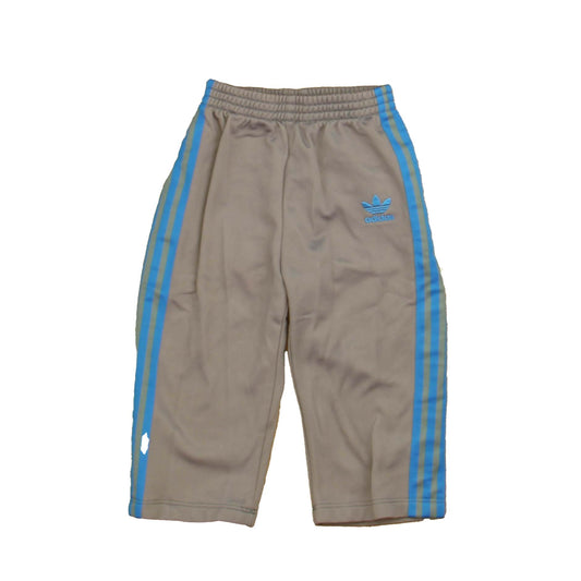 Adidas Boys Gray | Blue Athletic Pants Size: 24 Months Gray | Blue