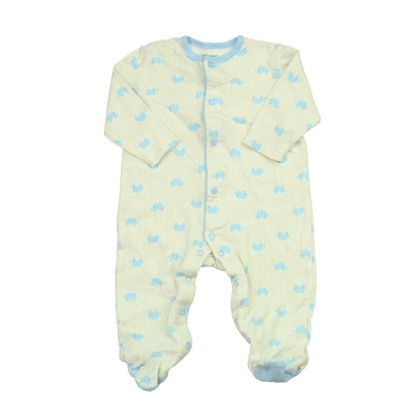Little Me Boys Gray | Blue Long Sleeve Outfit Size: 9 Months Gray | Blue