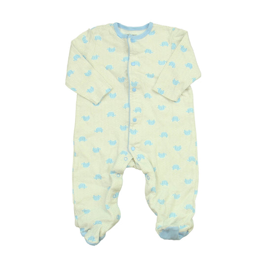 Little Me Boys Gray | Blue Long Sleeve Outfit Size: 9 Months Gray | Blue