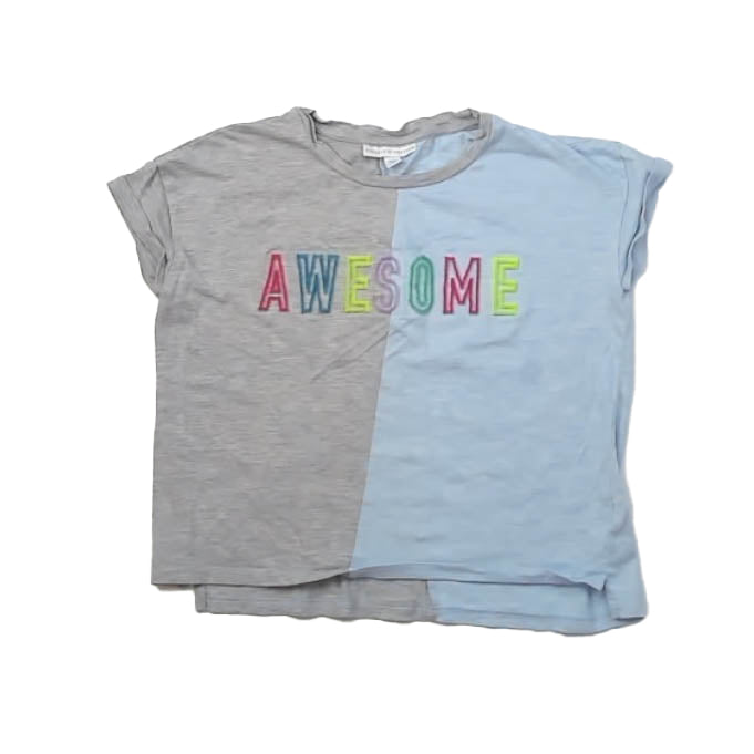 Rockets of Awesome Girls Gray | Blue T-Shirt Size: 8 Years Gray | Blue