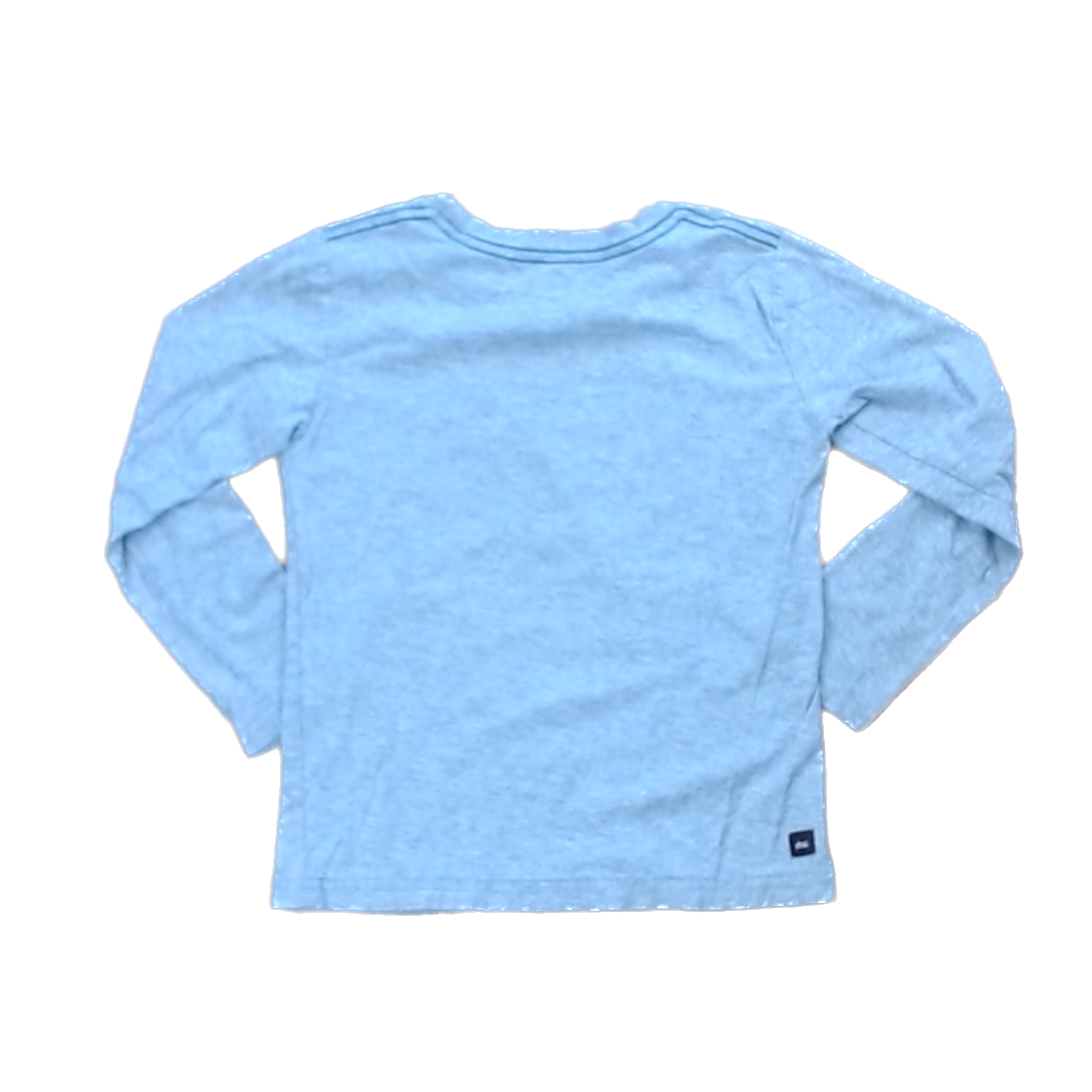 Tea Collection Boys Gray | Bus Long Sleeve Shirt Size: 6 Years Gray | Bus