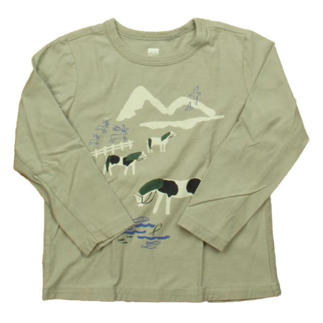 Tea Boys Gray Farm Long Sleeve T-Shirt Size: 18-24 Months Gray Farm