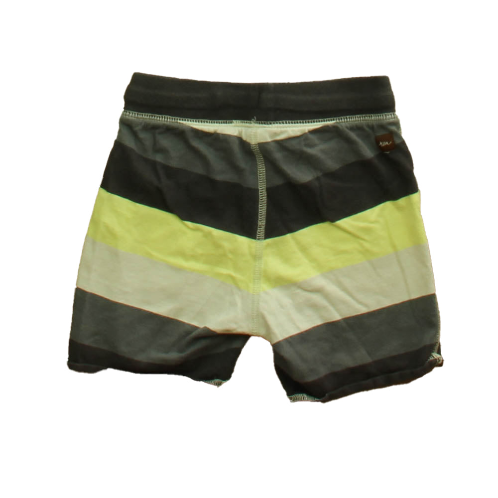 Tea Boys Gray | Green Stripes Shorts Size: 9-12 Months Gray | Green Stripes