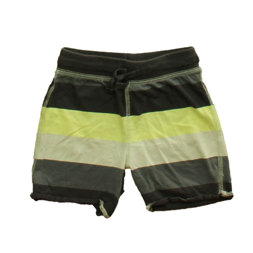 Tea Boys Gray | Green Stripes Shorts Size: 9-12 Months Gray | Green Stripes