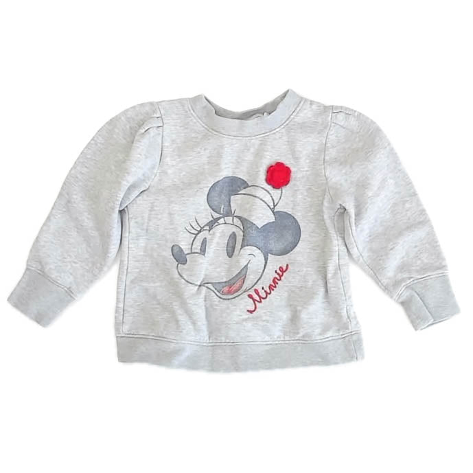 Gap Girls Gray MInnie Sweatshirt Size: 4T Gray MInnie