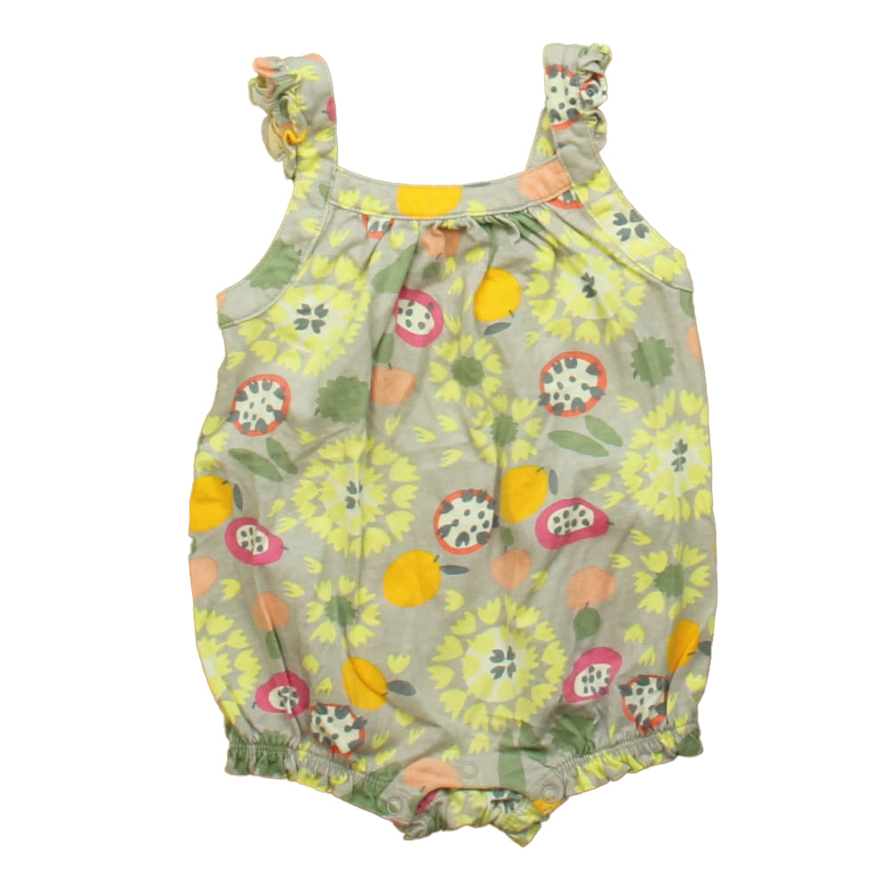 Tea Girls Gray | Pink Romper Size: 12-18 Months Gray | Pink