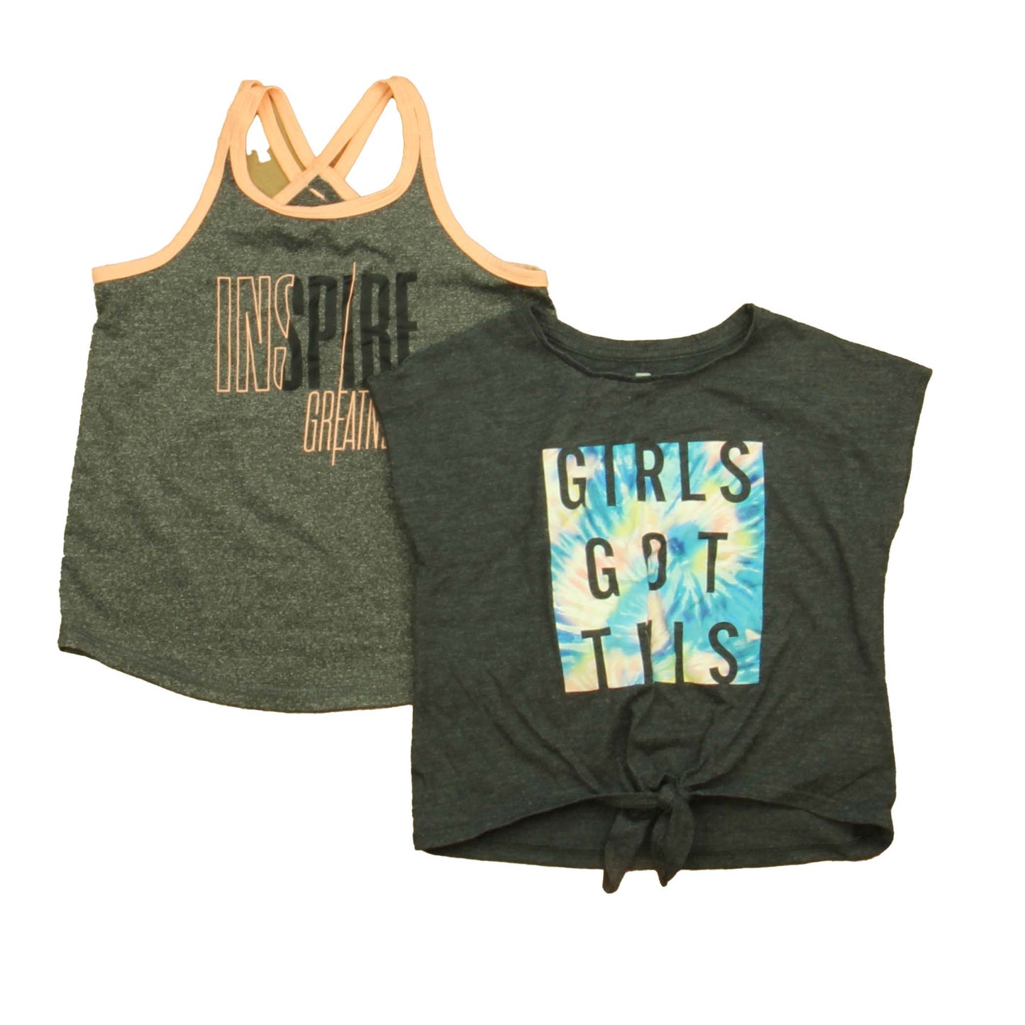 Runway Girls Gray | Pink Athletic Top Size: 4-5T Gray | Pink