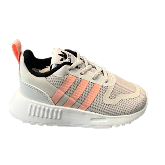 Adidas Girls Gray | Pink Sneakers Size: 6 Toddler