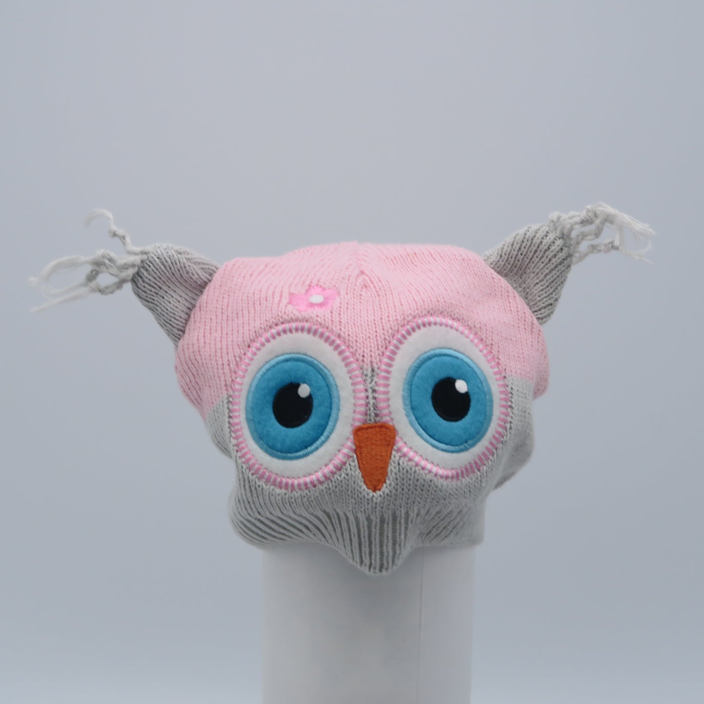 Unknown Girls Gray | Pink Hat Size: *0-6 Months Gray | Pink